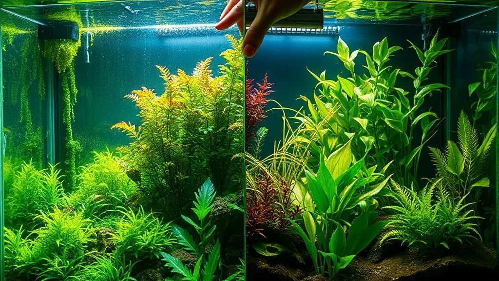 7 Passos Para Eliminar Algas e Salvar Plantas com Ajuste de Iluminação no Aquário