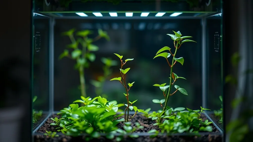7 Passos Essenciais para Corrigir o Estiolamento de Plantas em Terrários LED