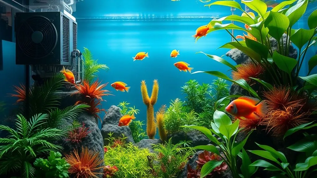 7 Métodos Essenciais para Evitar o Superaquecimento Letal em Aquários Plantados Tropicais