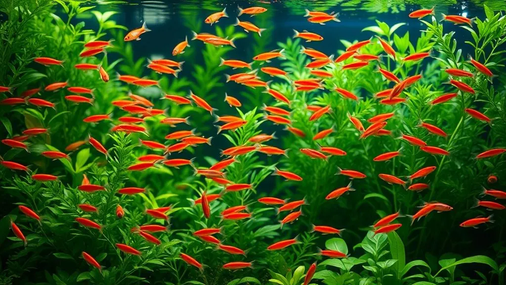 7 Estratégias Essenciais: Guppies Saudáveis e Prolíficos em Aquários Plantados Densos