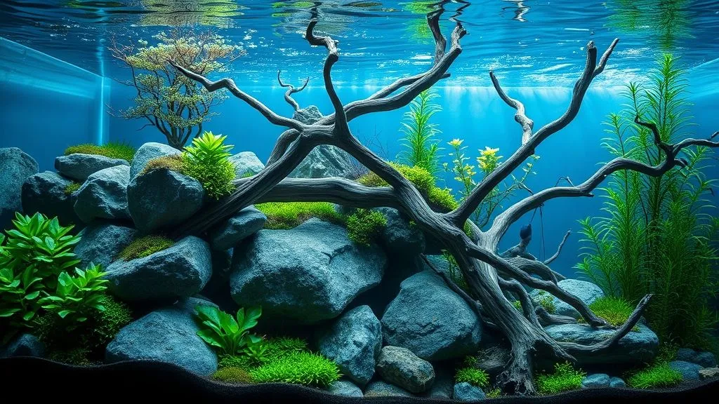 Hardscape Natural: 7 Passos para Harmonizar Aquários Plantados sem Artificialidade