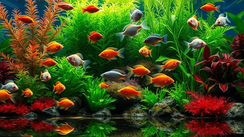 7 Estratégias Essenciais para um Aquário Plantado Misto Sem Estresse Entre Peixes