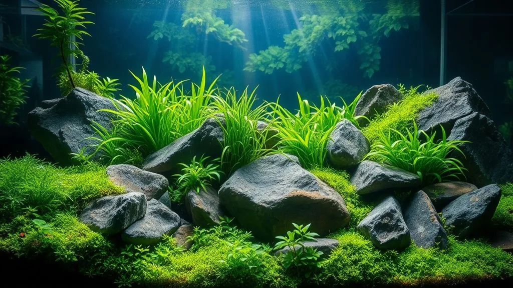 5 Estratégias Essenciais: Otimize Seu Iwagumi para Crescimento Vegetal Exuberante