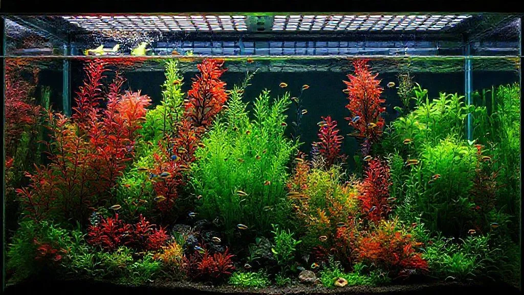 Harmonia Visual LED: 7 Estratégias para um Aquário Plantado Deslumbrante