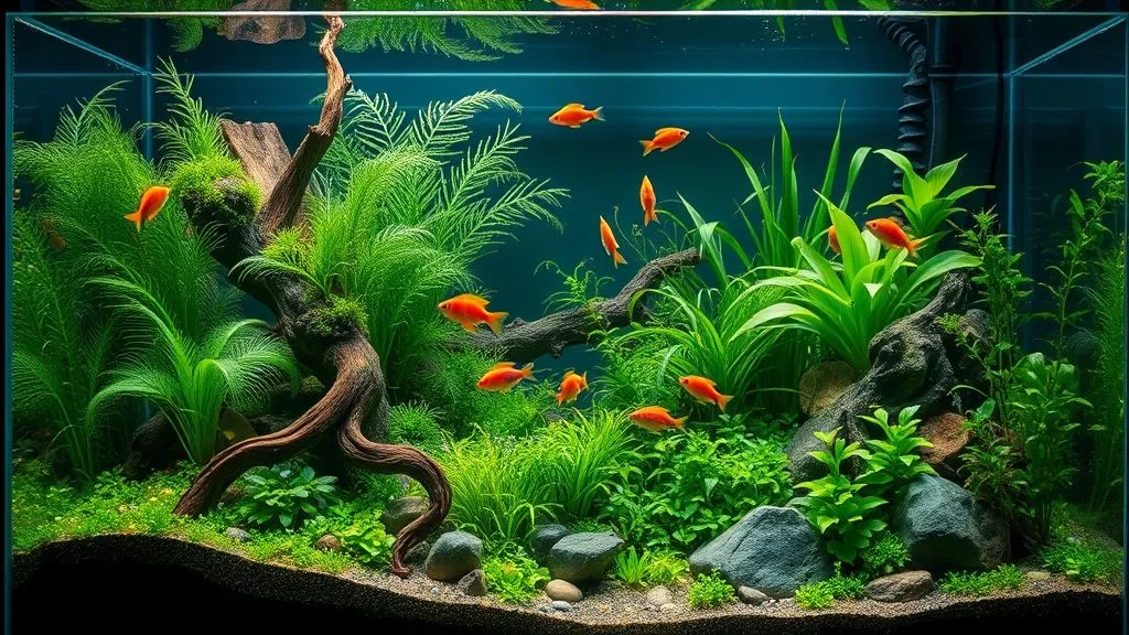 Layout de Aquário Plantado: 7 Princípios para um Ecossistema Perfeito
