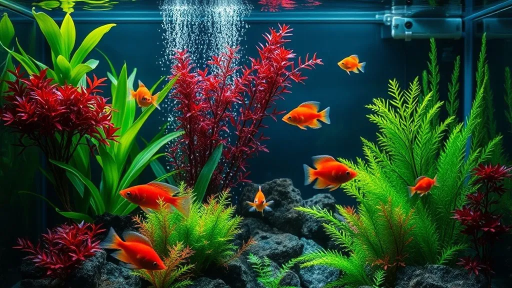Espectro LED: Qual Combinação Otimiza Cores e Harmonia Visual em Aquários Plantados?
